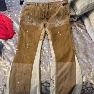 36 brown flare pants new